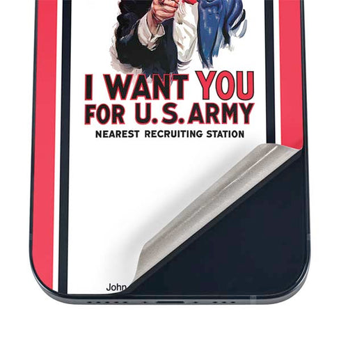 Uncle Sam Vintage War Poster iPhone 12 Skin