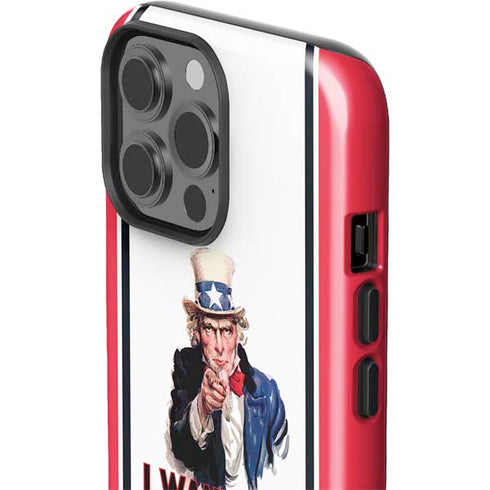 Uncle Sam Vintage War Poster iPhone 13 Pro Max Impact Case