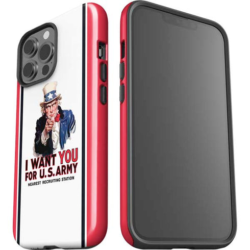 Uncle Sam Vintage War Poster iPhone 13 Pro Max Impact Case