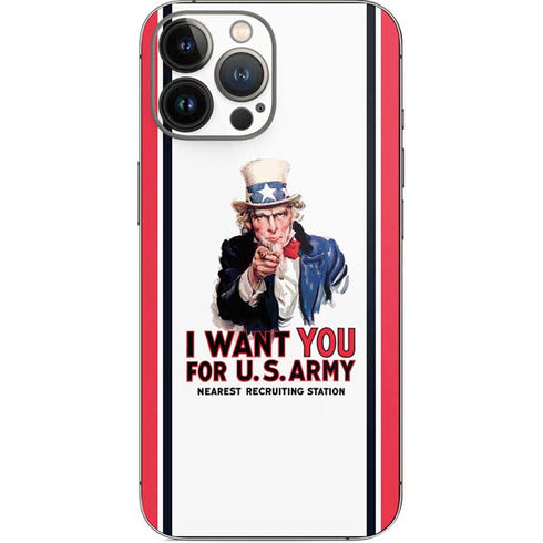 Uncle Sam Vintage War Poster iPhone 13 Pro Max Skin