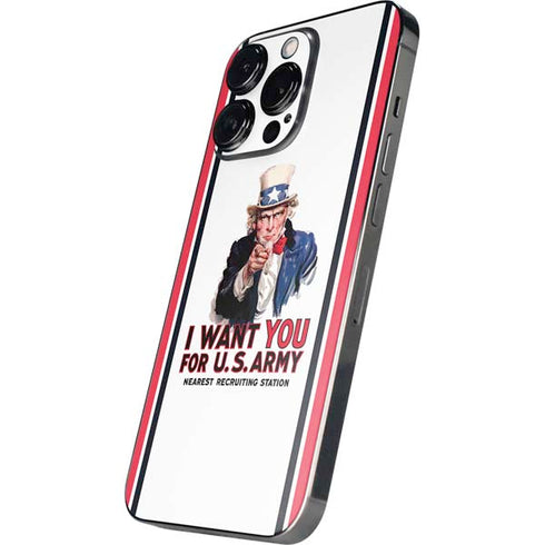 Uncle Sam Vintage War Poster iPhone 13 Pro Max Skin