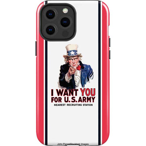 Uncle Sam Vintage War Poster iPhone 15 Pro Max Impact Case