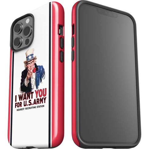 Uncle Sam Vintage War Poster iPhone 15 Pro Max Impact Case