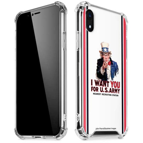 Uncle Sam Vintage War Poster iPhone XR Clear Case