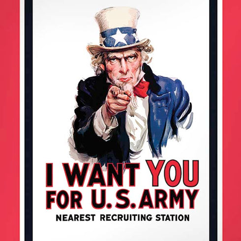 Uncle Sam Vintage War Poster iPhone XS Max Skin