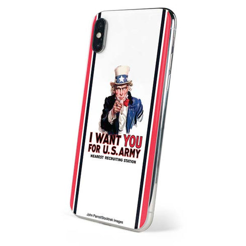 Uncle Sam Vintage War Poster iPhone XS Skin