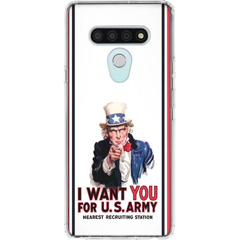Uncle Sam Vintage War Poster LG Stylo 6 Clear Case