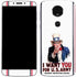 Uncle Sam Vintage War Poster Moto E5 Plus Skin