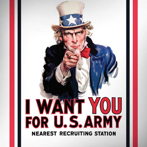 Uncle Sam Vintage War Poster Moto G6 Skin