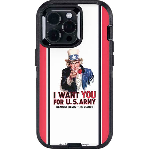 Uncle Sam Vintage War Poster Otterbox Defender iPhone Skin