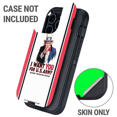 Uncle Sam Vintage War Poster Otterbox Defender iPhone Skin