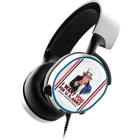 Uncle Sam Vintage War Poster SteelSeries Arctis 3 Skin