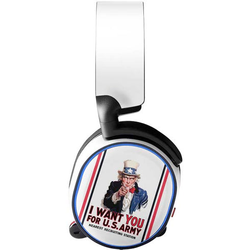 Uncle Sam Vintage War Poster SteelSeries Arctis 5 Skin