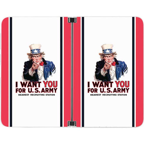 Uncle Sam Vintage War Poster Surface Duo Skin