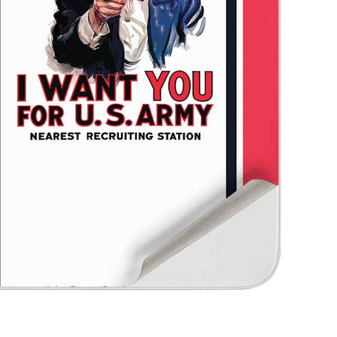Uncle Sam Vintage War Poster Surface Duo Skin