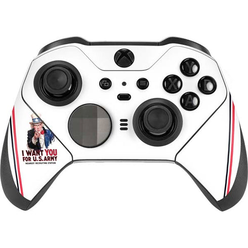 Uncle Sam Vintage War Poster Xbox Elite Wireless Controller Series 2 Skin