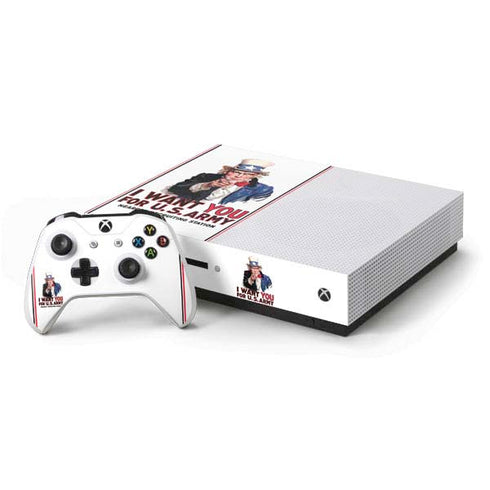 Uncle Sam Vintage War Poster Xbox One Skins
