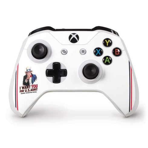 Uncle Sam Vintage War Poster Xbox One S Controller Skin