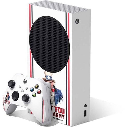 Uncle Sam Vintage War Poster Xbox Series S Bundle Skin
