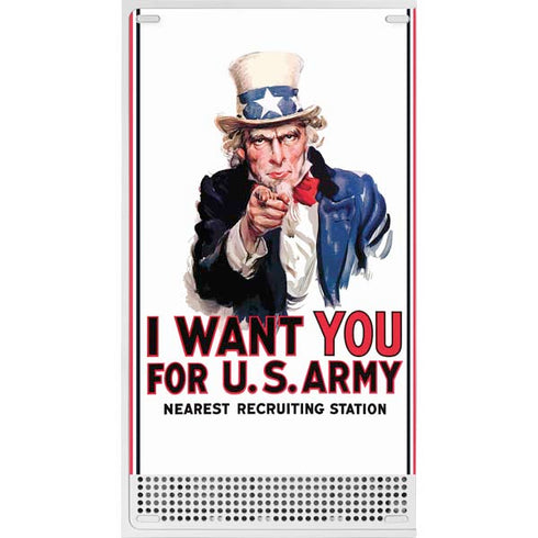 Uncle Sam Vintage War Poster Xbox Series S Bundle Skin