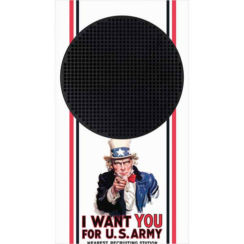 Uncle Sam Vintage War Poster Xbox Series S Console Skin