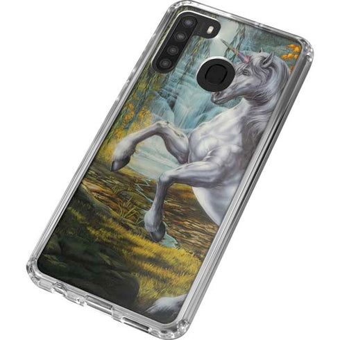 Ed Beard Jr. Unicorn of the Willow Galaxy A21 Clear Case