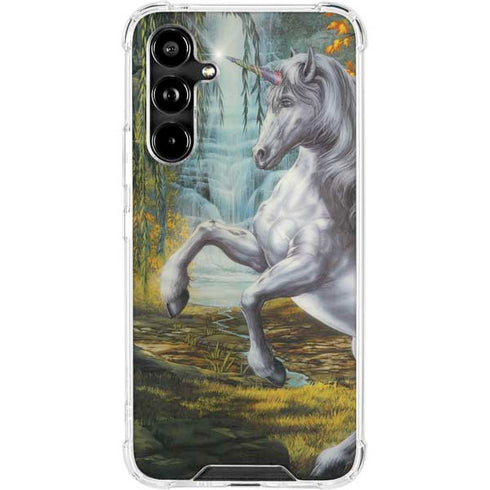 Unicorn of the Willow by Ed Beard Jr Galaxy A54 5G Clear Case