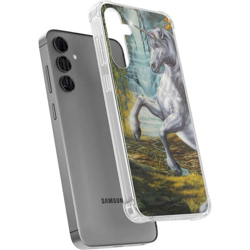 Unicorn of the Willow by Ed Beard Jr Galaxy S24 Plus Clear Case