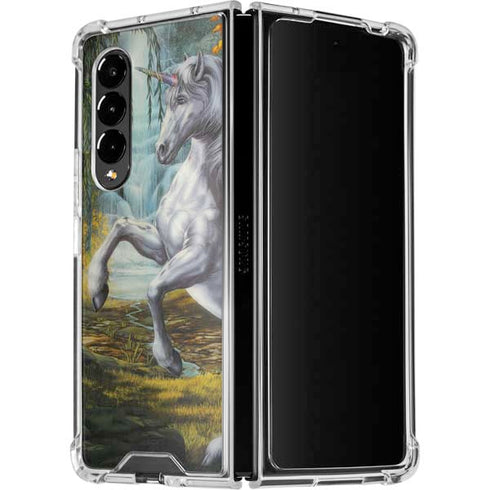 Ed Beard Jr. Unicorn of the Willow Galaxy Z Fold4 5G Clear Case