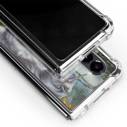 Ed Beard Jr. Unicorn of the Willow Galaxy Z Fold4 5G Clear Case
