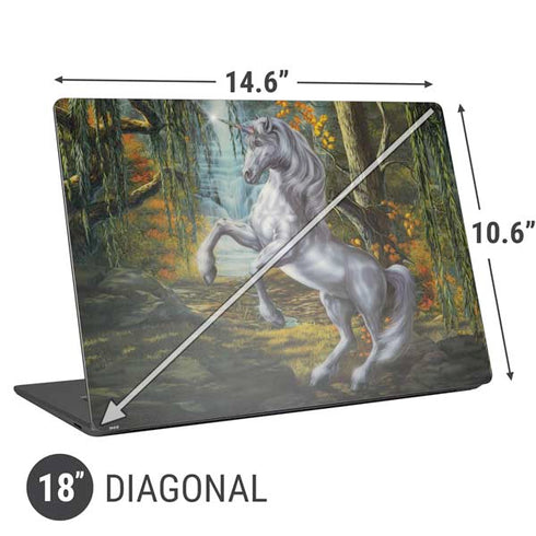 Ed Beard Jr. Unicorn of the Willow Universal Laptop 18in (14.6 x 10.6in) Skin