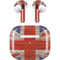 United Kingdom Flag Dark Wood Apple AirPods (3rd Gen 2021) Skin