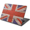 United Kingdom Flag Dark Wood Dell Chromebook Skin