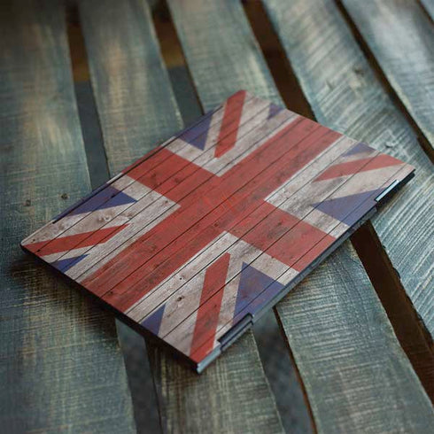 United Kingdom Flag Dark Wood HP Envy Skin