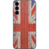 United Kingdom Flag Dark Wood Galaxy A14 5G Skin