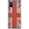 United Kingdom Flag Dark Wood Galaxy A51 5G Clear Case