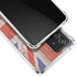 United Kingdom Flag Dark Wood Galaxy A52 5G Clear Case