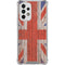 United Kingdom Flag Dark Wood Galaxy A53 5G Clear Case