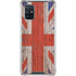 United Kingdom Flag Dark Wood Galaxy A71 5G Clear Case