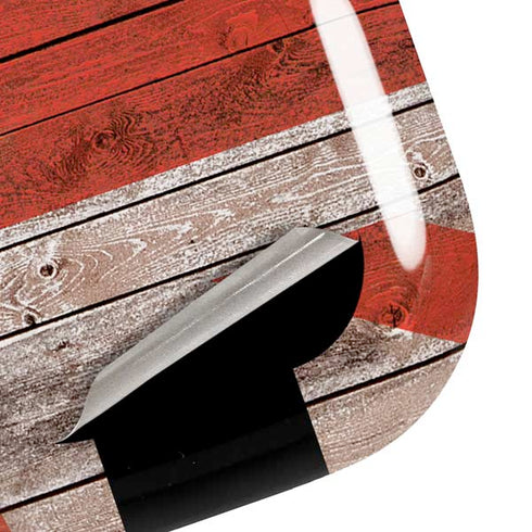 United Kingdom Flag Dark Wood Galaxy Buds Pro Skin