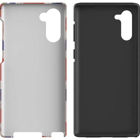 United Kingdom Flag Dark Wood Galaxy Note 10 Pro Case