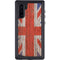 United Kingdom Flag Dark Wood Galaxy Note 10 Waterproof Case