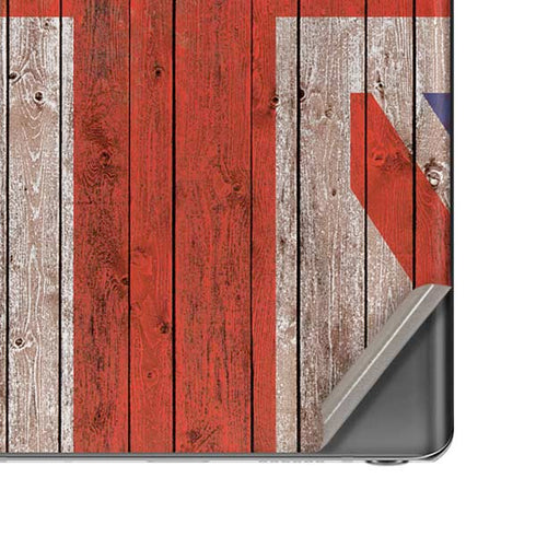 United Kingdom Flag Dark Wood Galaxy Note20 5G Skin