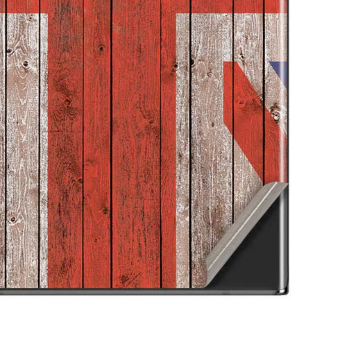 United Kingdom Flag Dark Wood Galaxy Note20 Ultra 5G Skin