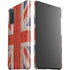 United Kingdom Flag Dark Wood Galaxy S20 Lite Case