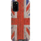 United Kingdom Flag Dark Wood Galaxy S20 Pro Case