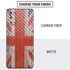 United Kingdom Flag Dark Wood Galaxy S20 Skin