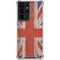 United Kingdom Flag Dark Wood Galaxy S21 Ultra 5G Clear Case