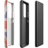 United Kingdom Flag Dark Wood Galaxy S21 Ultra 5G Pro Case
