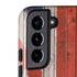United Kingdom Flag Dark Wood Galaxy S22 Plus Pro Case